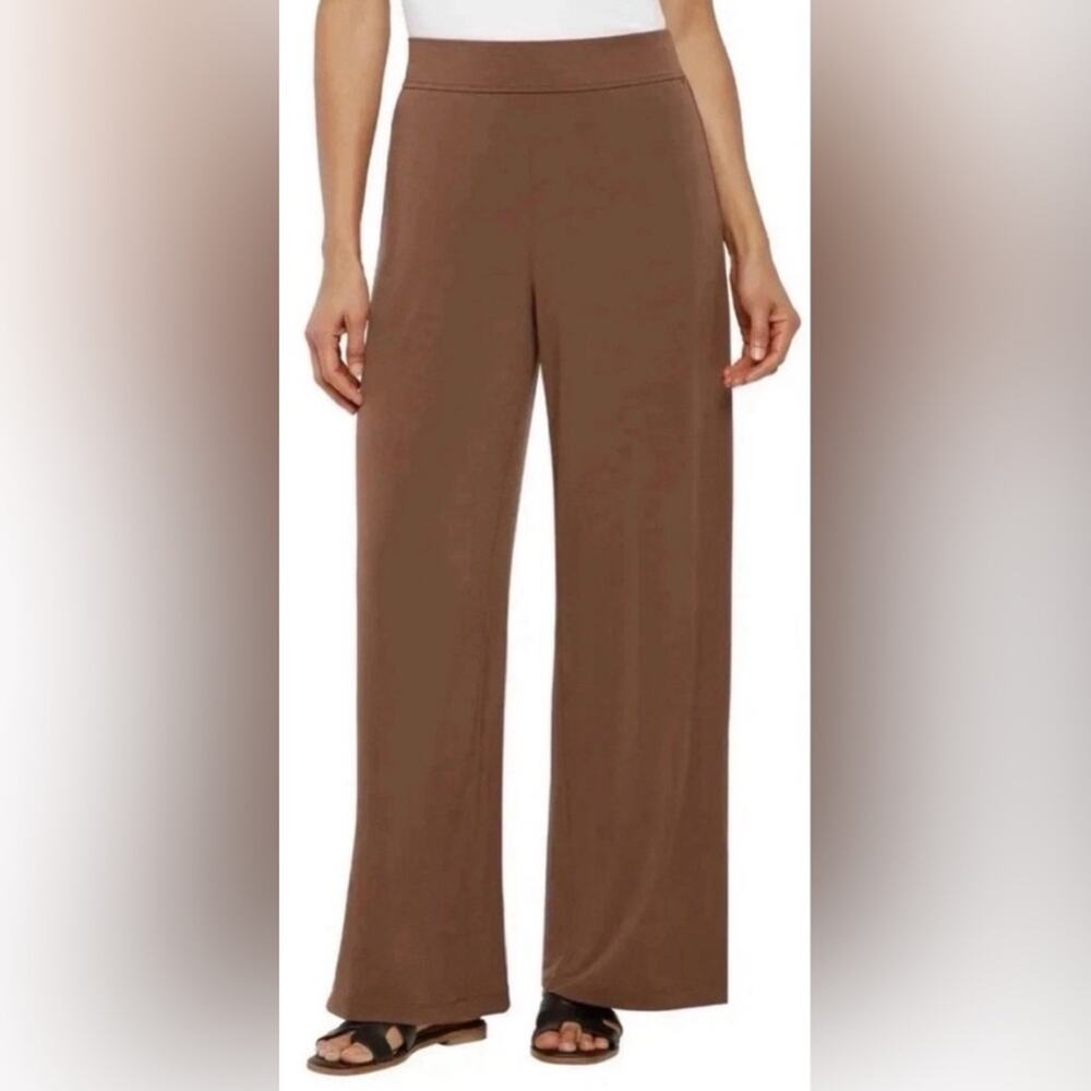 Three Dots Cocoa Wide Leg Pants